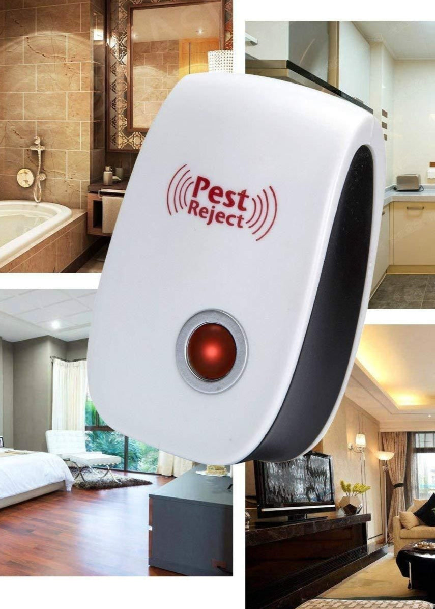 Ultrasonic Pest Repeller for Mosquito, Cockroaches, etc (Pack of 1)