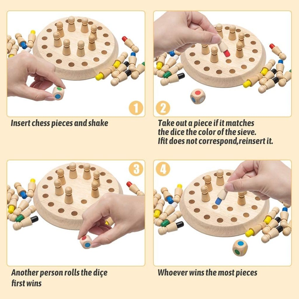 Wooden Memory Game Toys